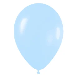 Pack de 50 Globos de Látex Azul Pastel
