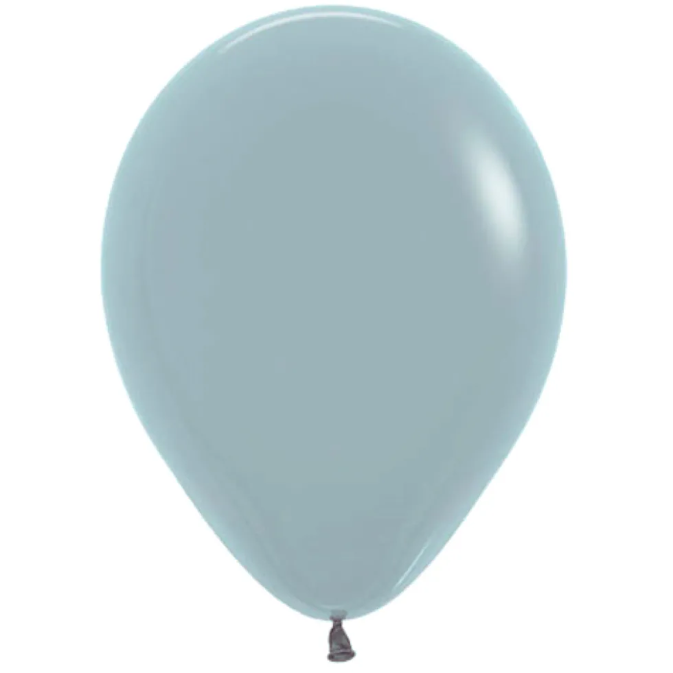 Pack de 50 globos de látex gris mate