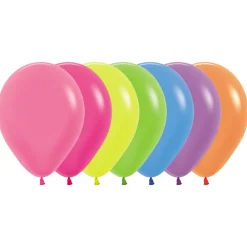 Pack de 12 Globos de Látex Neón 30 cm - Sempertex