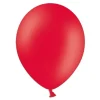 Pack de 10 Globos de Látex Rojo Pastel