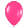 Pack de 10 globos fucsia metalizado