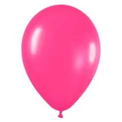 Pack de 100 Globos Fucsia Metalizado 12cm
