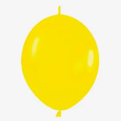 Pack de 25 Globos Link o loon Amarillos 30 cm