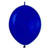 Pack de 100 Globos Link o Loon Azul Marino 12 cm - Balloonia