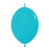 Pack de 50 Globos Link o loon Azul Caribe 12 cm