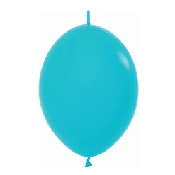 Pack de 50 Globos Link o loon Azul Caribe 12 cm
