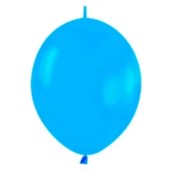 Pack de 25 Globos Link o loon Azules 30 cm