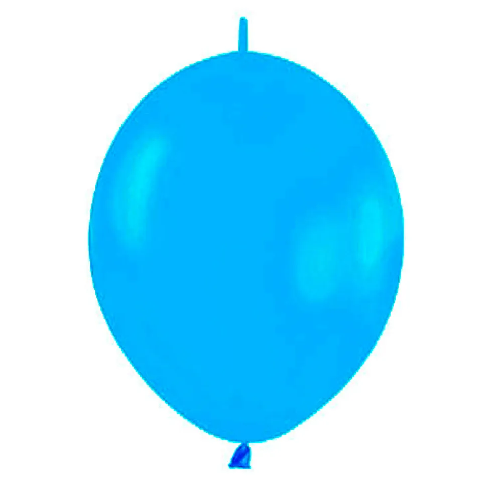 Pack de 25 Globos Link o loon Azules 30 cm