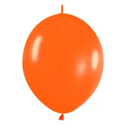 Pack de 25 Globos Link o loon Naranjas 30 cm