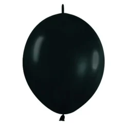 Pack de 50 Globos Link o loon Negros 12 cm
