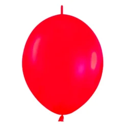 Pack de 100 Globos Link o Loon Rojos 12 cm - Balloonia