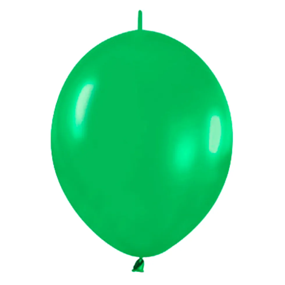 Pack de 25 Globos Link o loon Verdes 30 cm