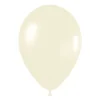 Pack de 100 Globos Marfil Satinado 12cm