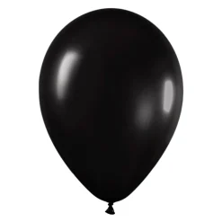 Pack de 50 Globos Negro Metalizado