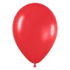 Pack de 12 Globos Rojo Mate 30 cm
