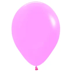Pack de 10 globos rosa neón
