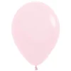 Pack de 12 Globos Rosa Pastel Mate 30 cm