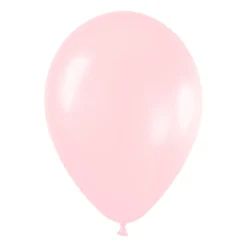 Pack de 12 Globos Rosa Satinado 30 cm