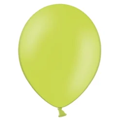 Pack de 10 Globos Verde Lima Mate 30 cm