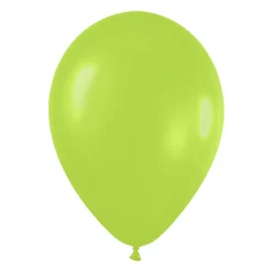 Pack de 50 Globos Verde Neón 30 cm