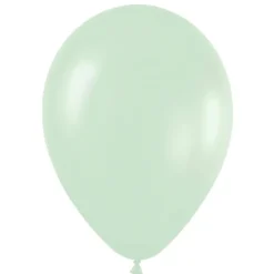 Pack de 12 Globos Verde Satinado 30 cm