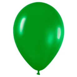 Pack de 12 Globos Verde Selva Mate 30 cm
