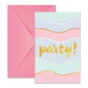 Pack de 6 Invitaciones Fiesta Elegante