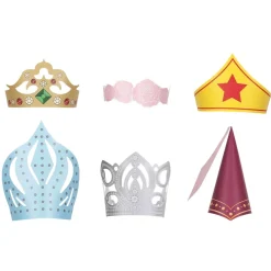 Pack de 6 Mini Sombreros de Fiesta Niñas