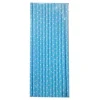 Pack de 24 Pajitas de Papel Celestes con Lunares