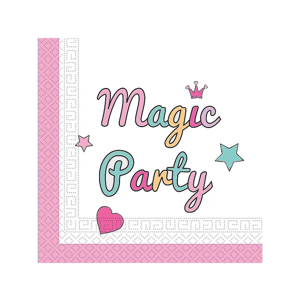 Pack de 20 Servilletas de papel Fiesta Mágica