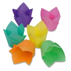 Pack de 12 Tulipas para Muffins de colores