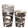 Pack de 8 Vasos Huesos Halloween