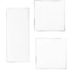 Pack 2 Discos Acrílicos Cuadrados Bordes Perfectos 20,5 cm + Scrapper Alisador