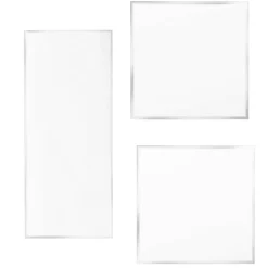 Pack 2 Discos Acrílicos Cuadrados Bordes Perfectos 20,5 cm + Scrapper Alisador