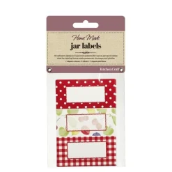 Pack 30 etiquetas adhesivas para Botes Vintage Red