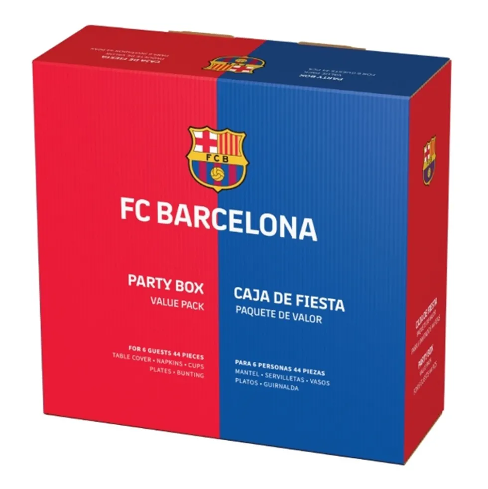 Pack Fiesta Cumpleaños FC Barcelona 44 piezas