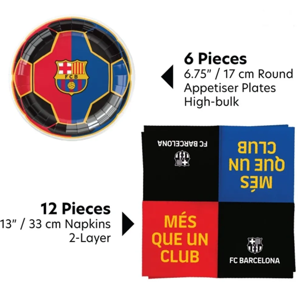 Pack Fiesta Cumpleaños FC Barcelona 44 piezas