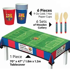 Pack Fiesta Cumpleaños FC Barcelona 75 piezas