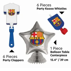 Pack Fiesta Cumpleaños FC Barcelona 75 piezas