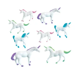 Pack 8 Figuras Unicornio Multicolor