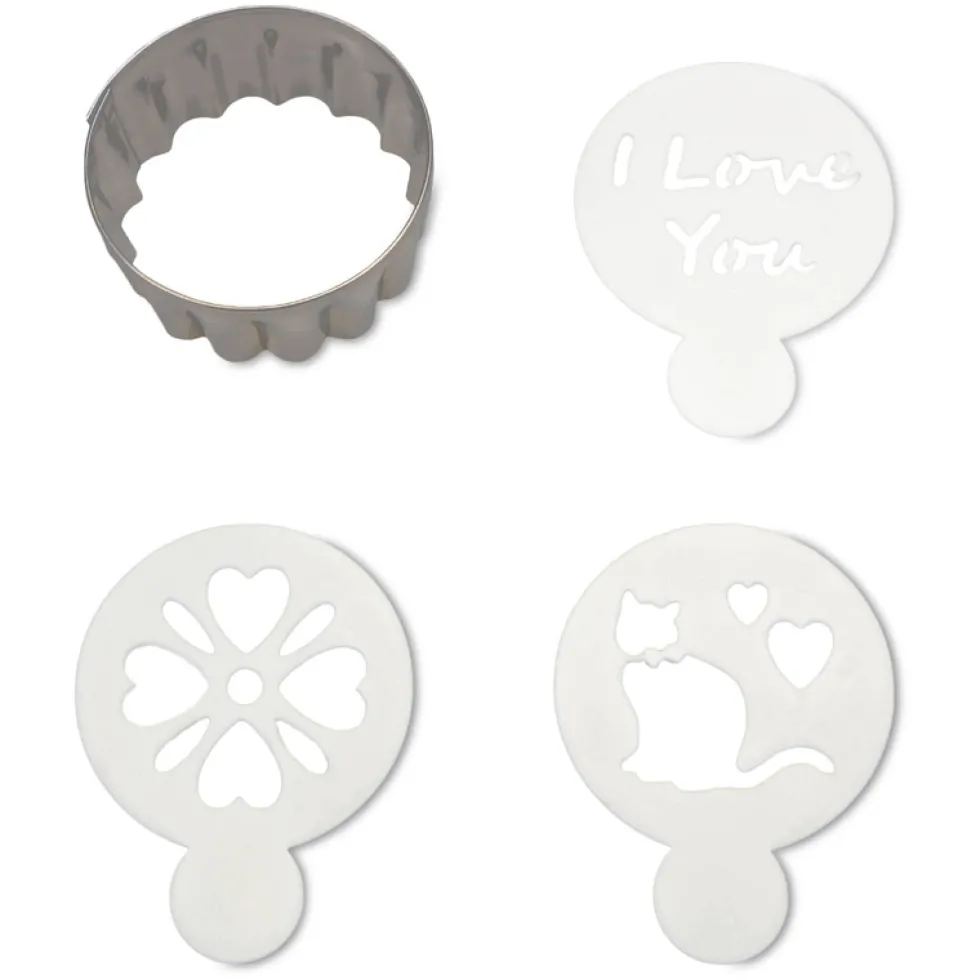 Pack Galletas con Stencils y Cortador