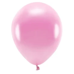 Pack 10 Globos Látex Eco Color Rosa