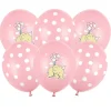 Pack 6 Globos Látex Elefante Rosa