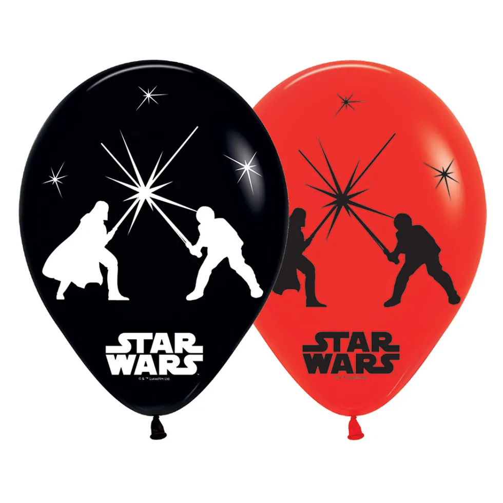 Pack 5 Globos Luz Led Star Wars