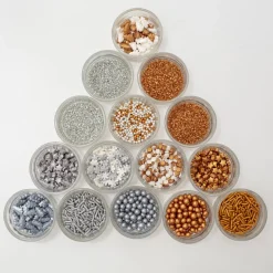 Pack 30 Sprinkles Surtidos Metálicos 180 g - PME