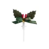 Pack 6 Topper Navidad Merry Christmas 5 cm