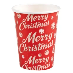 Pack 8 vasos Merry Christmas