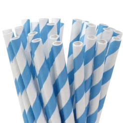 Pajitas para Cake Pops y Bebidas Sky Blue