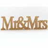 Palabra Decorativa de Madera Mr & Mrs 50 cm
