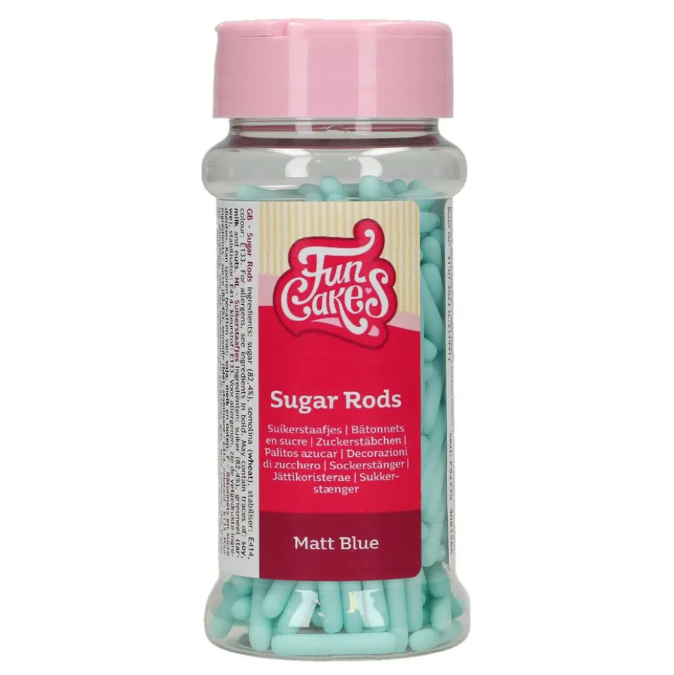 Palitos de Azúcar Azul Mate XL 70 gr